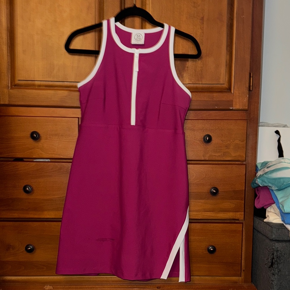 Pink Activewear Dress with built in Shorts